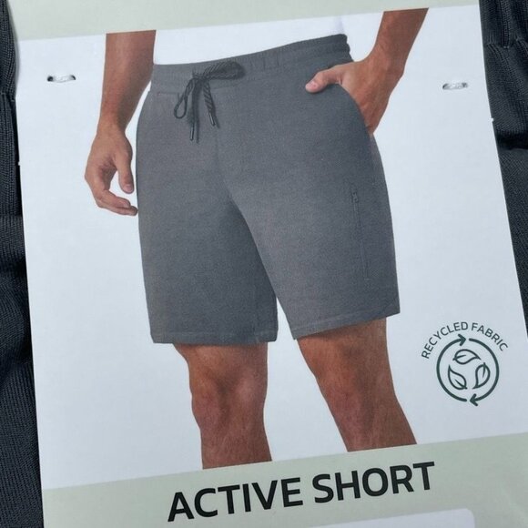 Mondetta Outdoor Project Mens Active Shorts Recycled Fabric Gray S a1472 - Picture 4 of 6